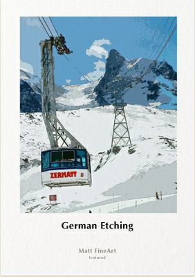 ハーネミューレ ジャーマンエッチング(Hahnemuhle GermanEtching) 310gsm 500um A2 25枚