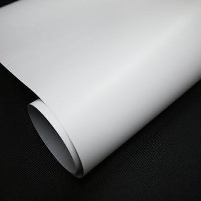 溶剤インク用マット合成紙 グレー糊強粘着 115um 1050mm×30M 1本 NIJ 