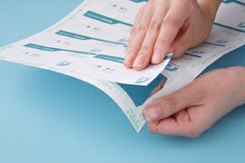 a-one マルチカード名刺用紙レーザープリンタ専用 標準 両面 クリアエッジ 白無地 10面 50シート 51492