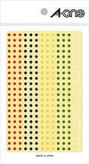 a-one カラーラベル 3mm丸 アソート 3シートx336面（1008片） 07694