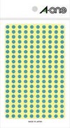 a-one カラーラベル 5mm丸 空 9シートx200面（1800片） 07066