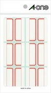 a-one セルフインデックス 特大 赤 15シートx6面（90片） 04001