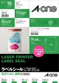 a-one ラベルシール［レーザープリンタ］ 光沢フィルム・透明 A4 1面
