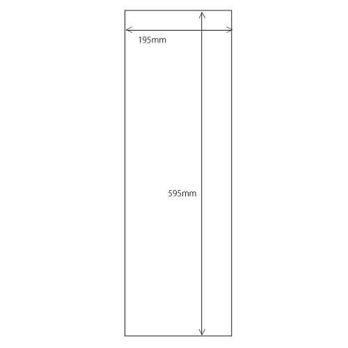 木目インクジェット用紙 角型 595mm×195mm 500枚