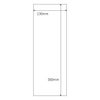 木目レーザープリンタ用紙 中口 平型 360mm×130mm 1000枚