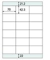 楽貼ラベルシール18面