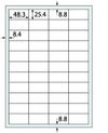 楽貼ラベルシール44面