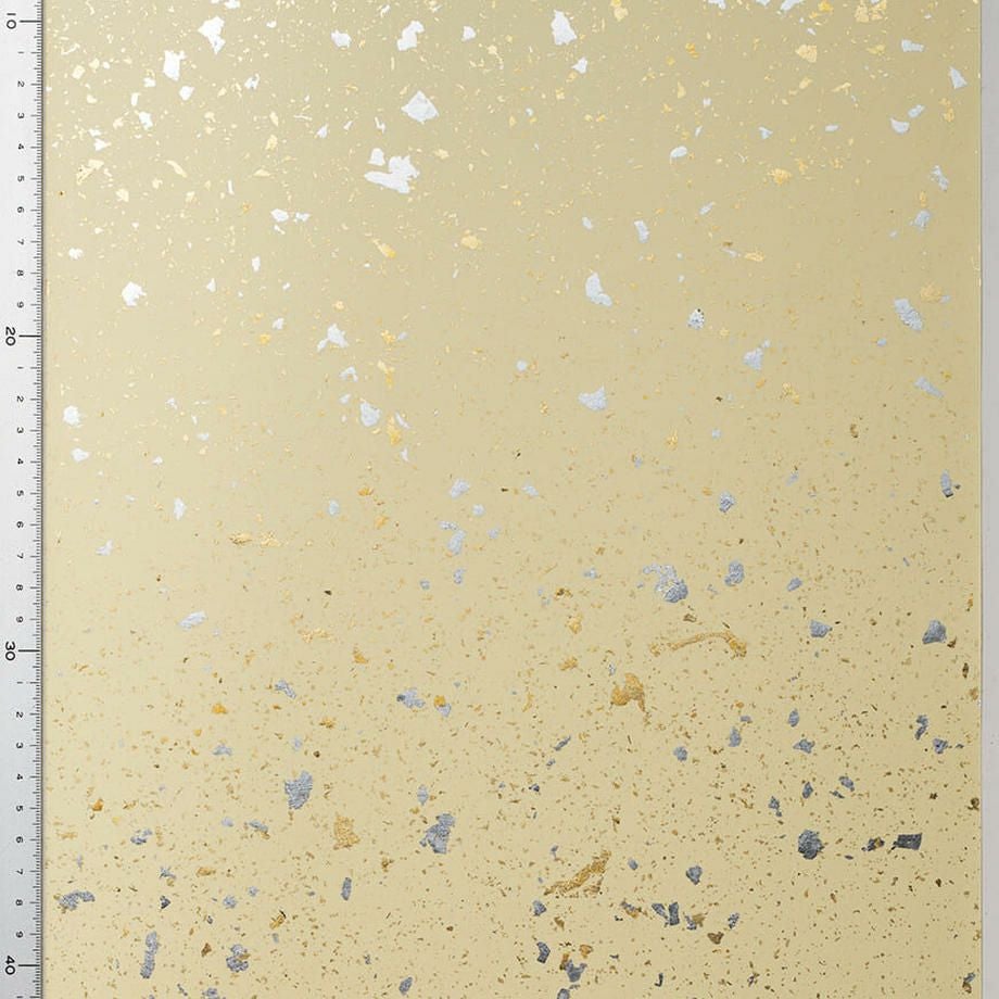 鳥の子金銀落箔入砂子振
