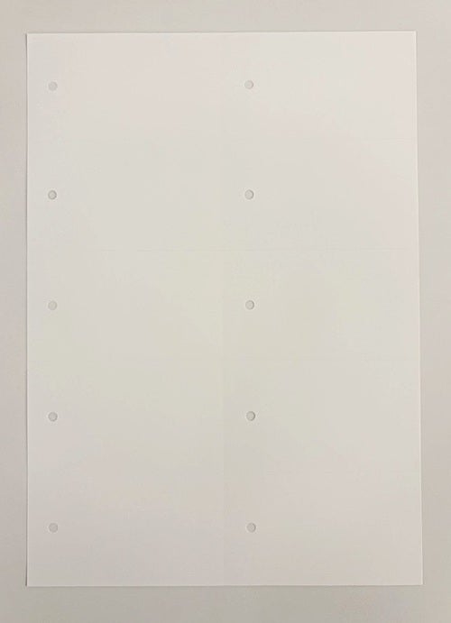 絵符10分割ミシン目10穴