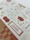 和紙ラベル用紙 和紙きなり